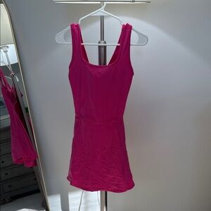 Hot Pink Women's halara new athletic dress small